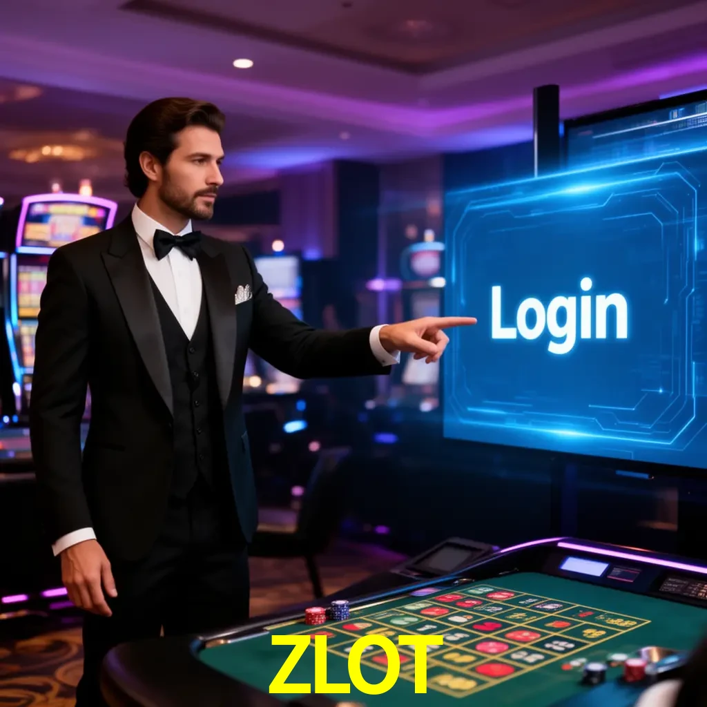 ZLOT Login - OTP, cuenta y soporte Pantalla ZLOT Login con OTP, contraseña, cuenta segura y soporte móvil